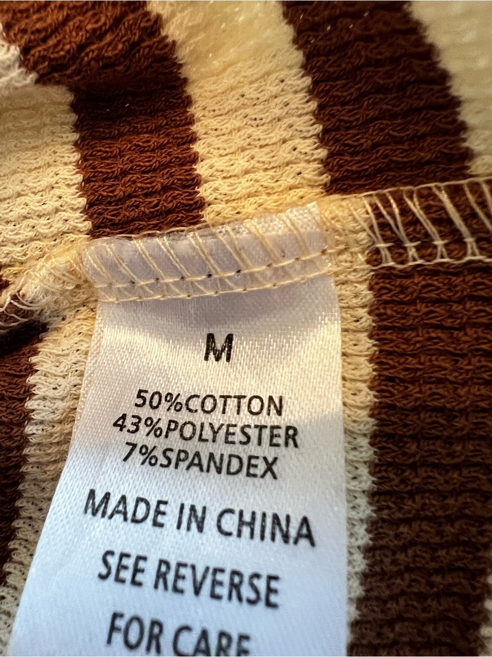 Wishlist Striped Button-Front Maxi Dress in Brown and White - Picture 4 of 5